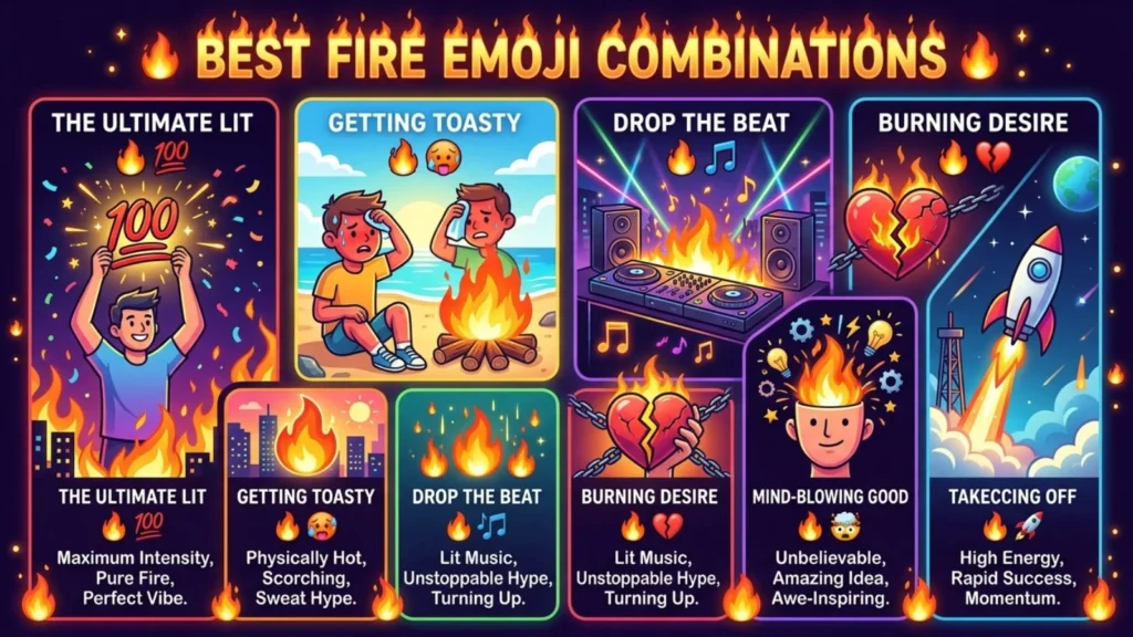 Best Fire Emoji Combinations 