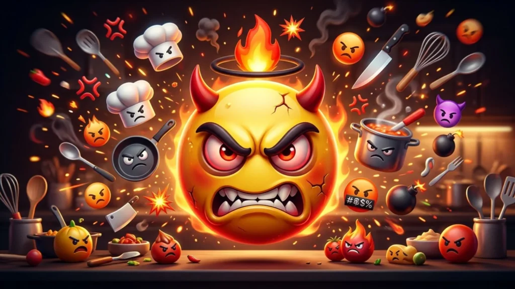 Emoji Kitchen Mean