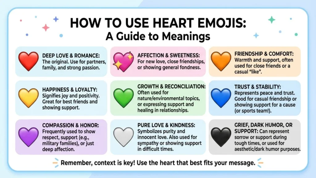 How to Use Heart Emoji