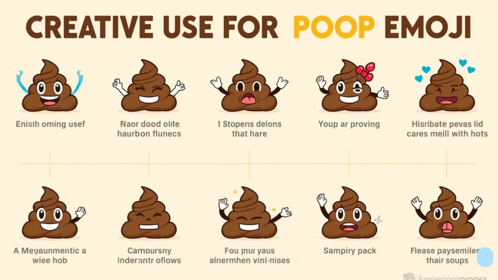 How to Use Poop Emoji