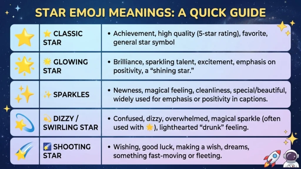 Star Emoji Mean