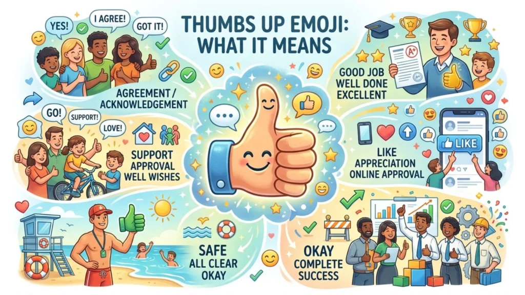 Thumbs up Emoji Mean