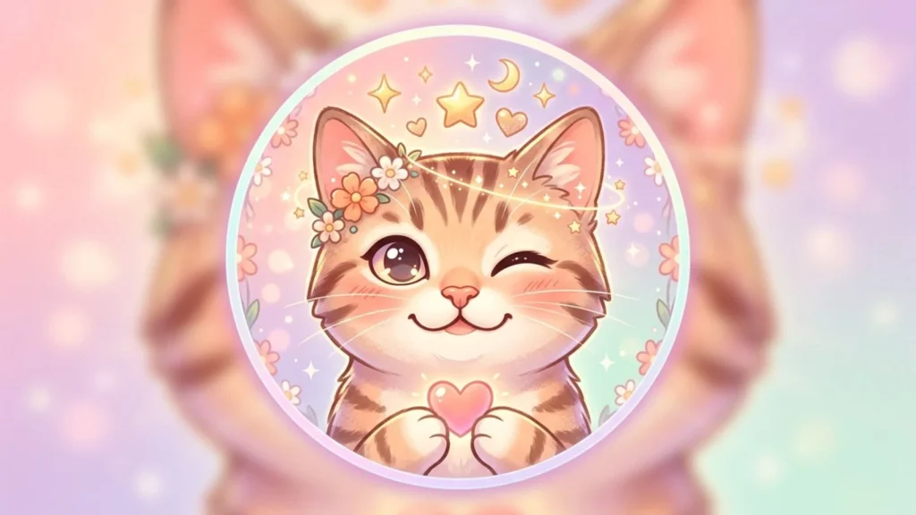 Aesthetic Cat Emoji for Social Media