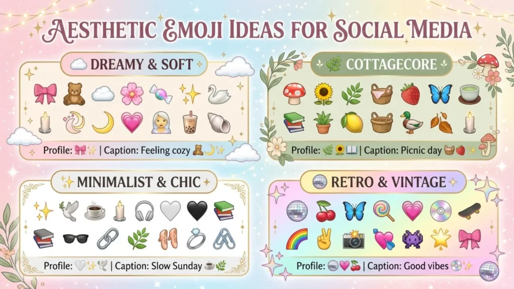 Aesthetic Emoji Ideas for Social Media