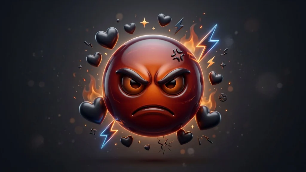 Aesthetic Mad Emoji