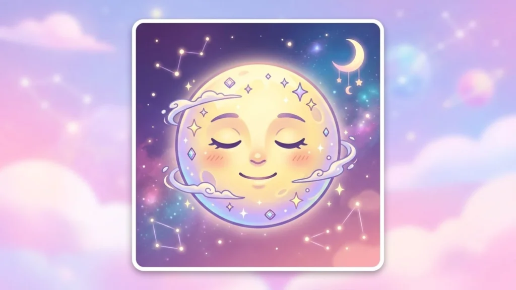Aesthetic Moon Emoji