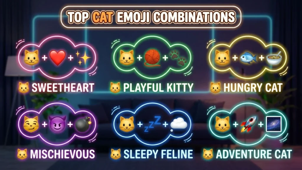 Best Cat Emoji Combinations