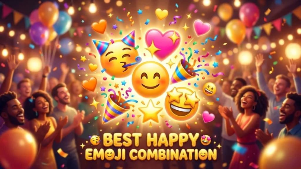 Best Happy Emoji Combination