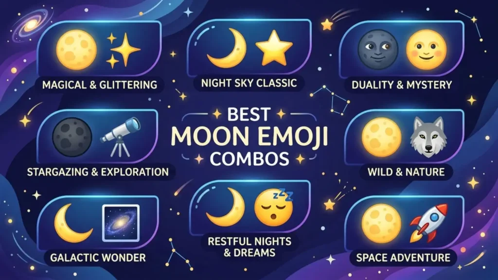 Best Moon Emoji Combos