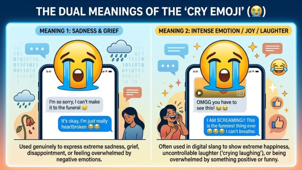 Cry Emoji Mean