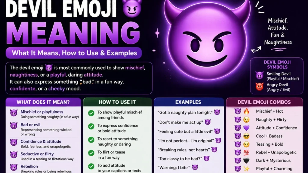 Devil Emoji Mean