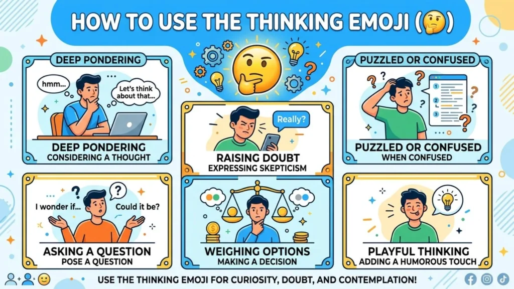 How to Use Thinking Emoji