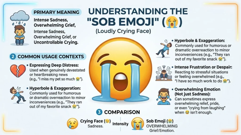 Sob Emoji Mean