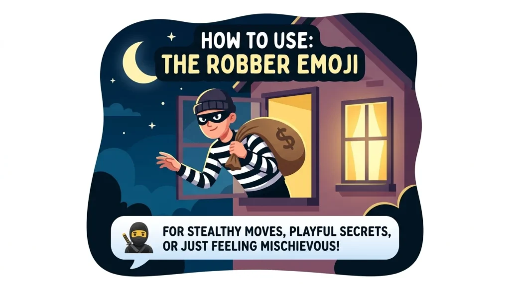 How to Use Robber Emoji