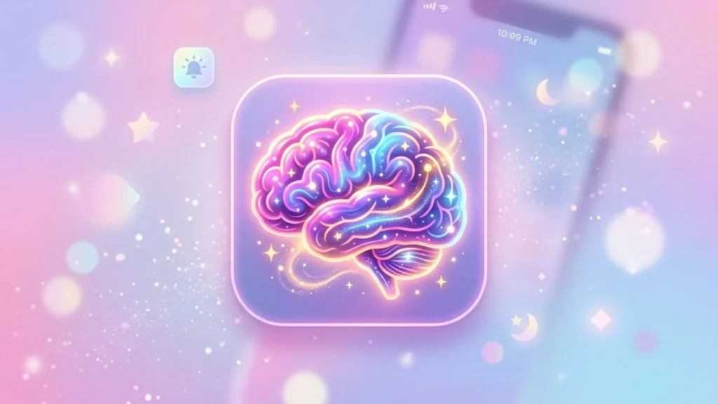 Aesthetic Brain Emoji for Social Media