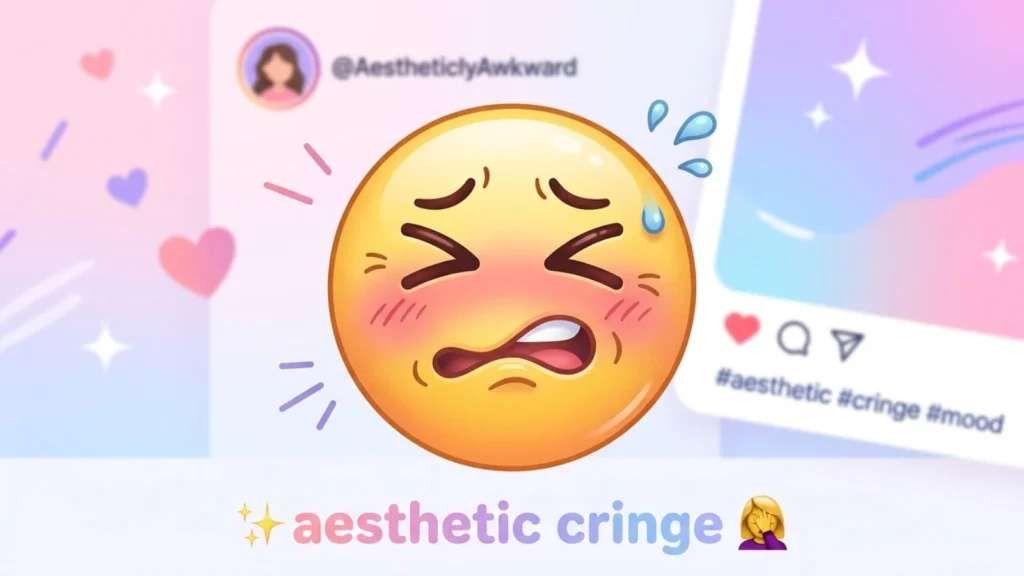 Aesthetic Cring Emoji for Social Media