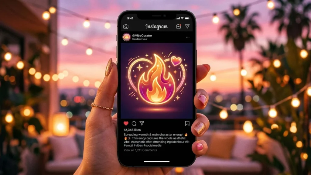 Aesthetic Hot Emoji for Social Media