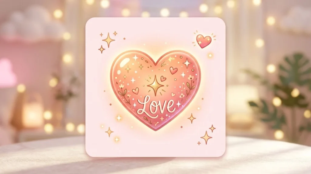 Aesthetic Love Emoji for Social Media
