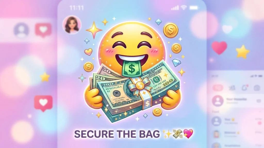 Aesthetic Money Emoji for Social Media