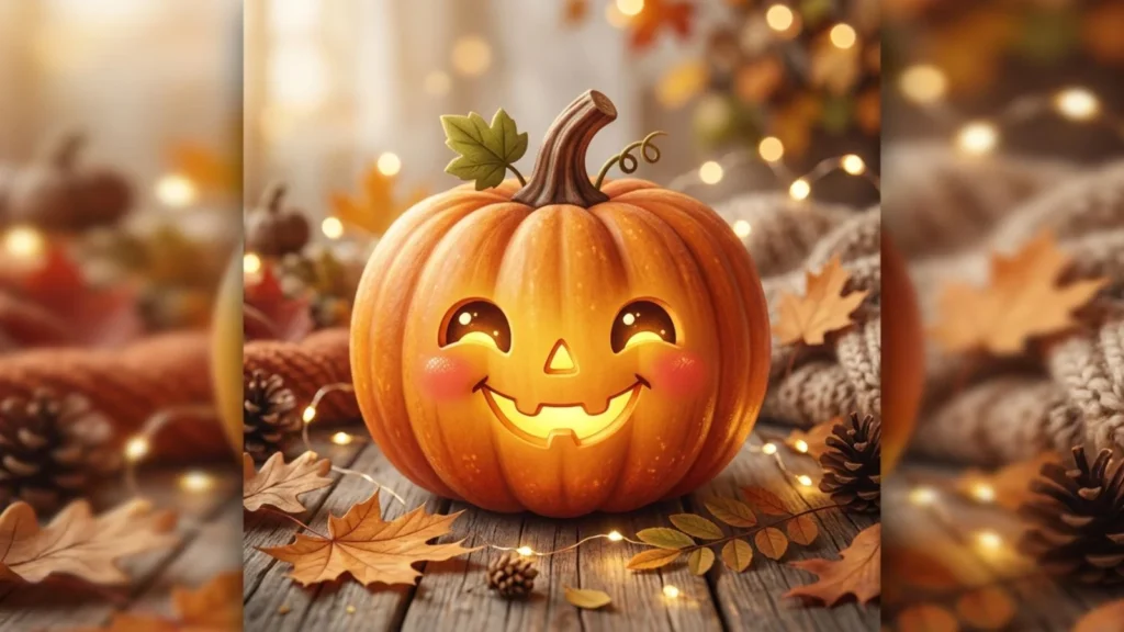 Aesthetic Pumpkin Emoji for Social Media