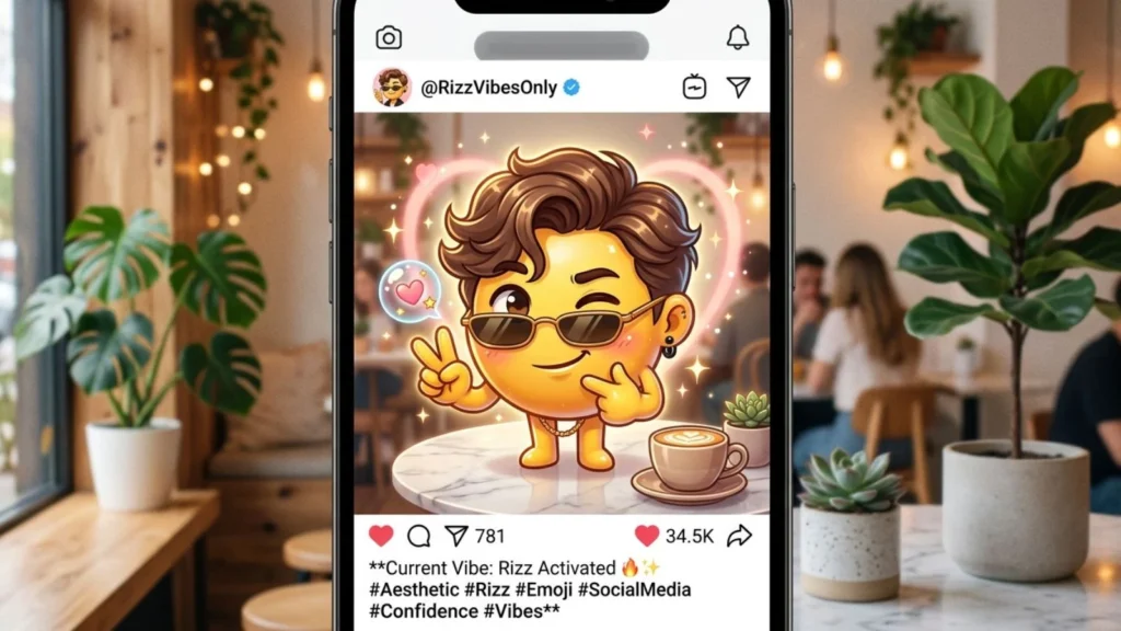 Aesthetic Rizz Emoji for Social Media