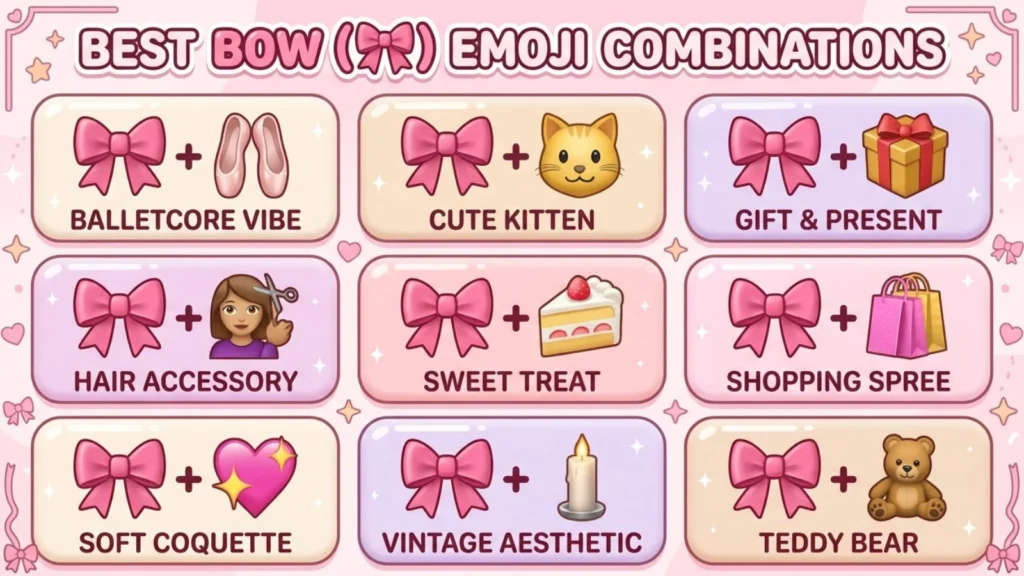 Best Bow Emoji Combinations