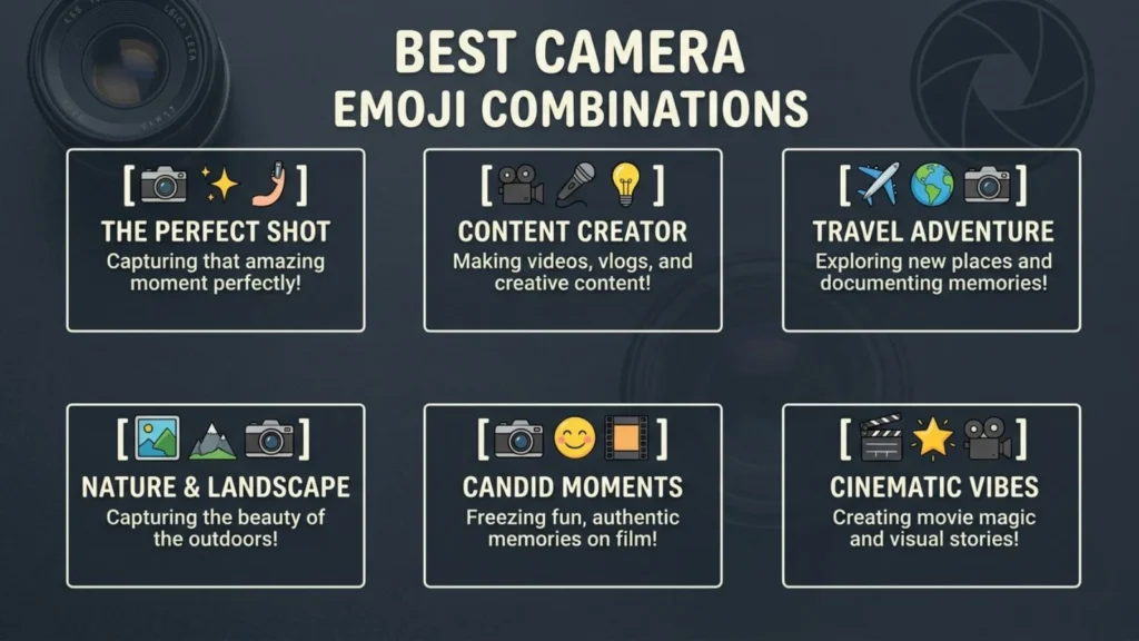 Best Camera Emoji Combinations