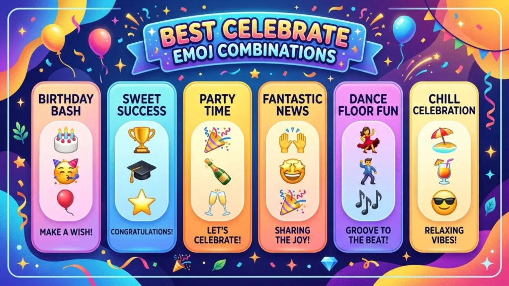 Best Celebrate Emoji Combinations