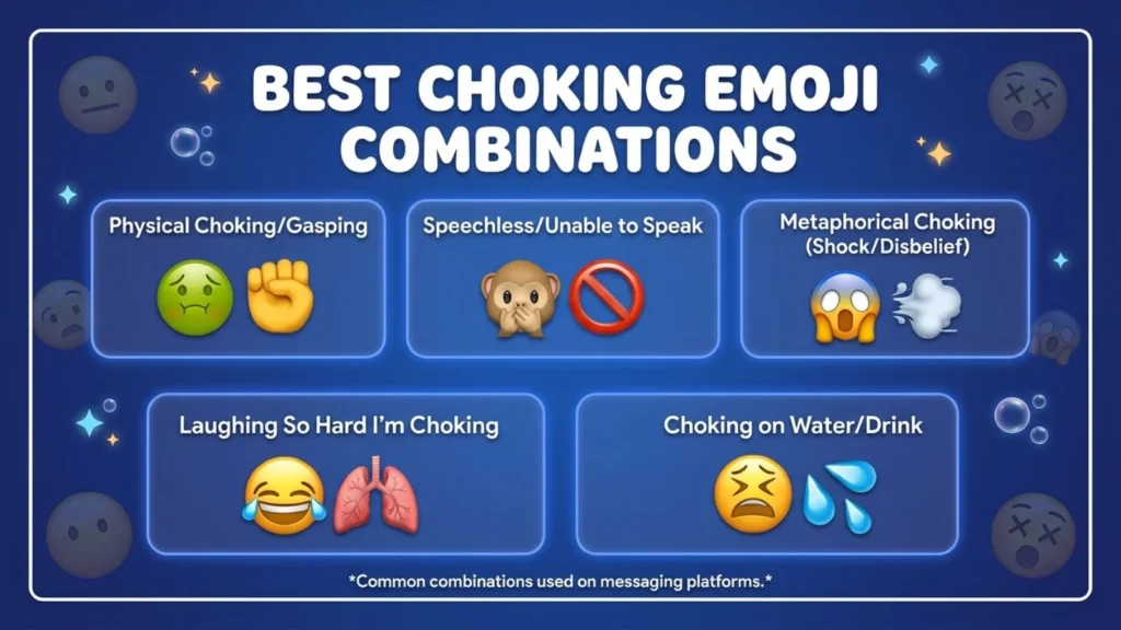 Best Chocking Emoji Combinations