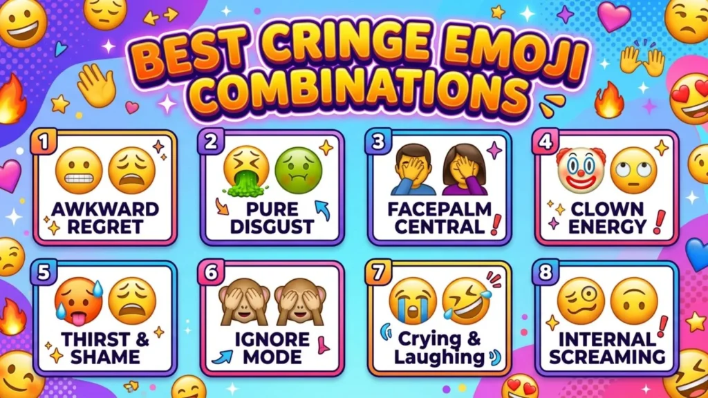Best Cring Emoji Combinations 