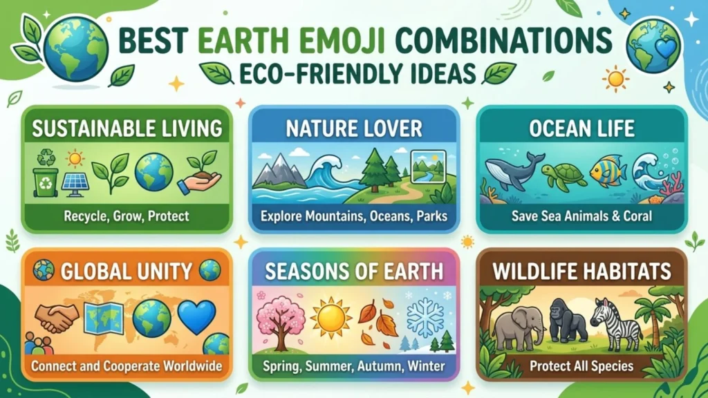 Best Earth Emoji Combinations