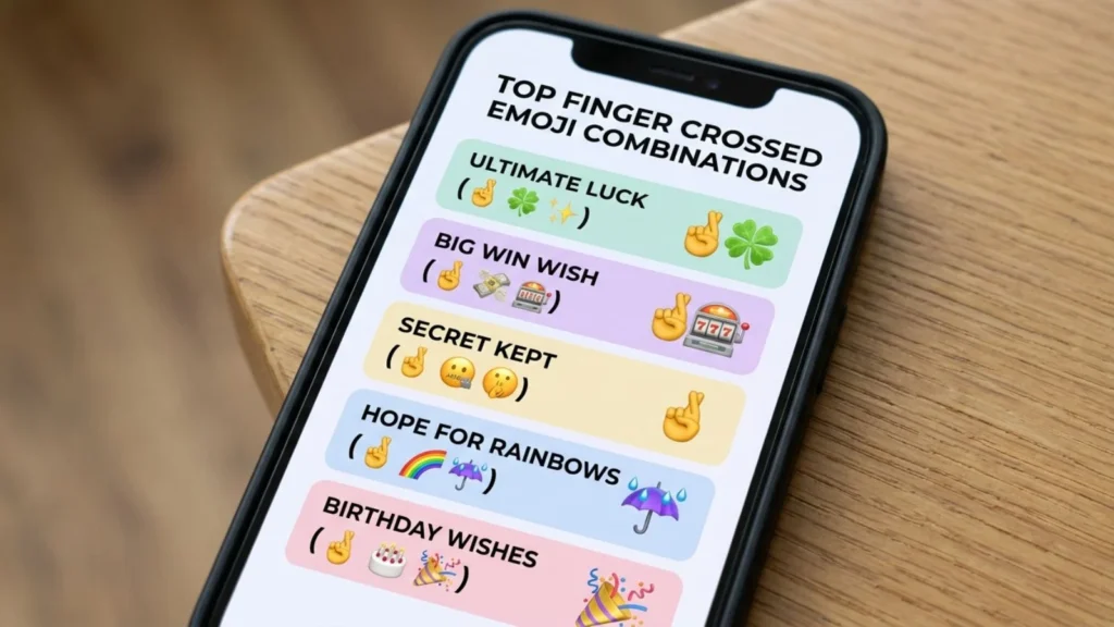 Best Finger Crossed Emoji Combinations