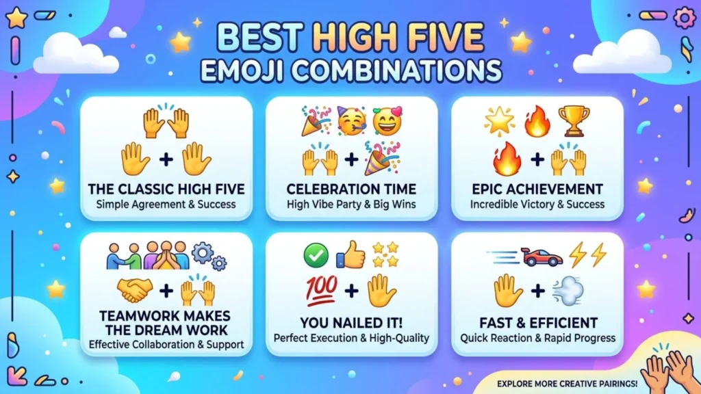 Best High Five Emoji Combinations