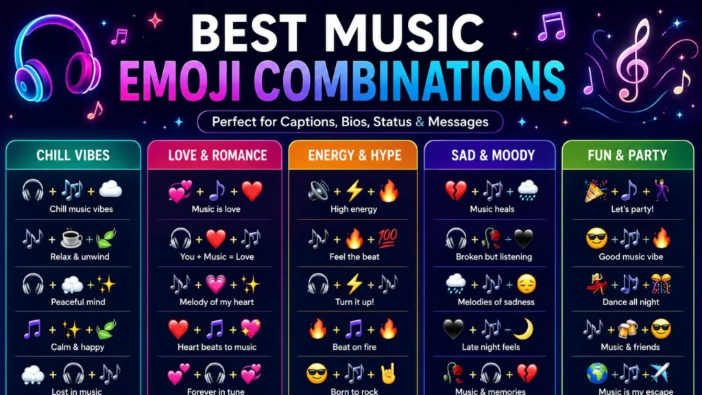 Best Music Emoji Combinations
