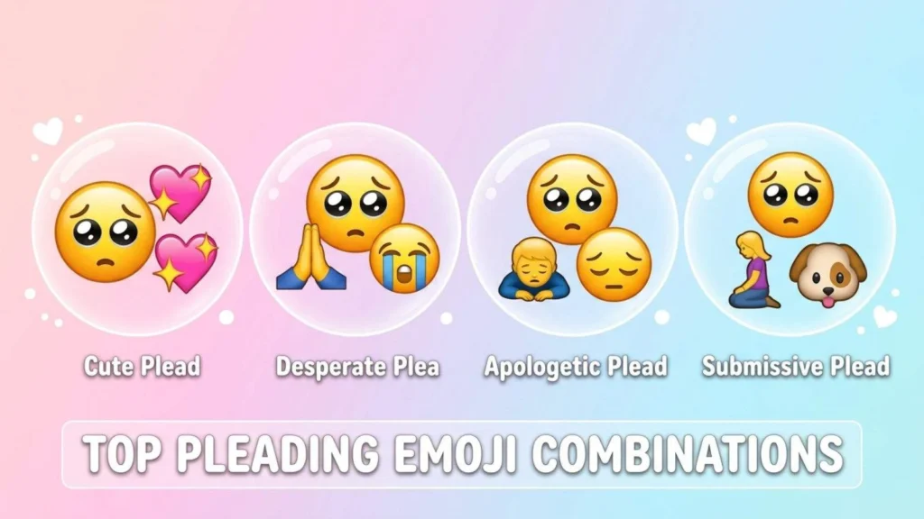 Best Pleading Emoji Combinations