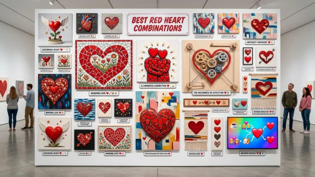 Best Red Heart Emoji Combinations