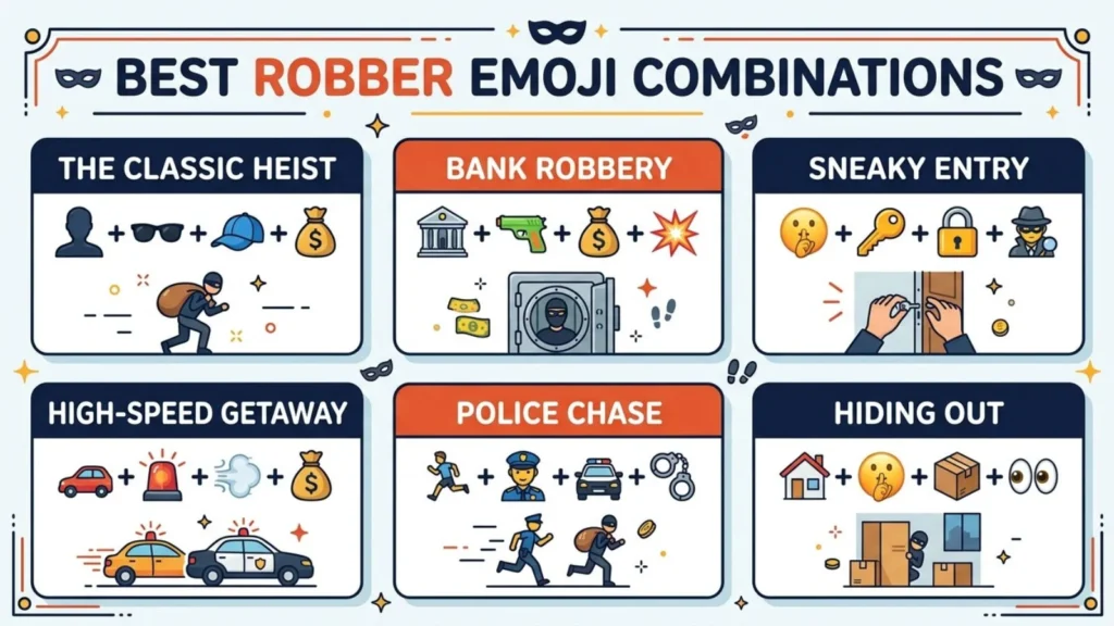 Best Robber Emoji Combinations