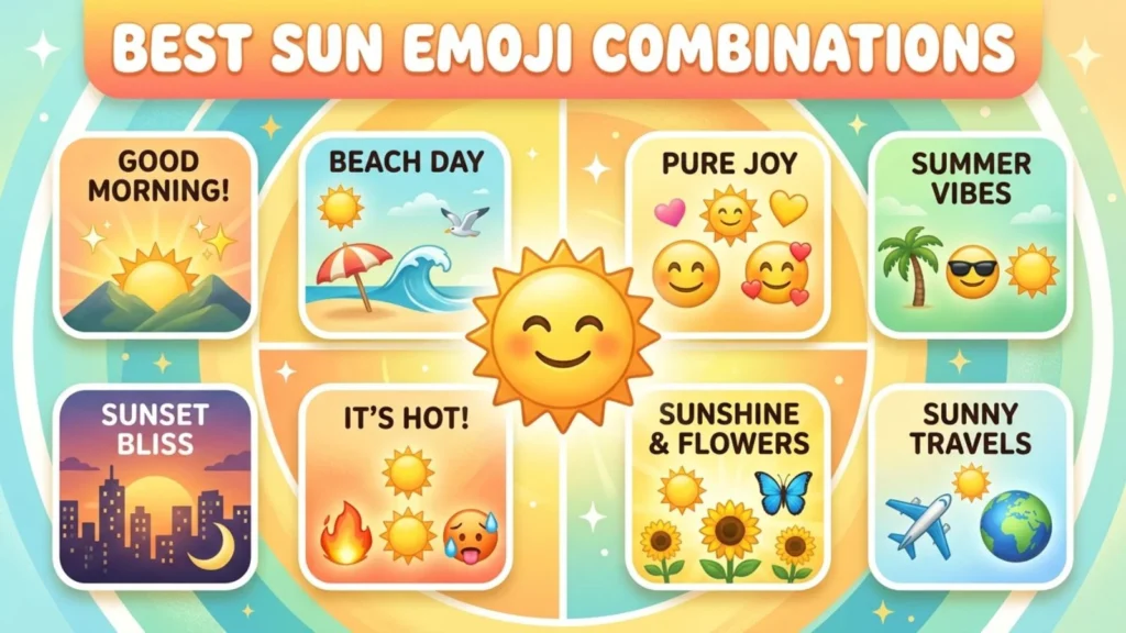 Best Sun Emoji Combinations
