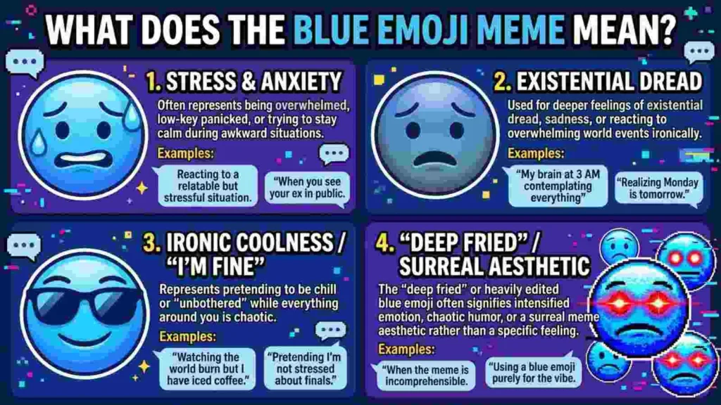 Blue Emoji Meme Mean
