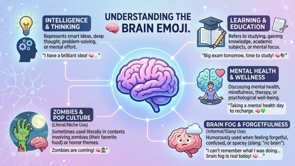 Brain Emoji Mean