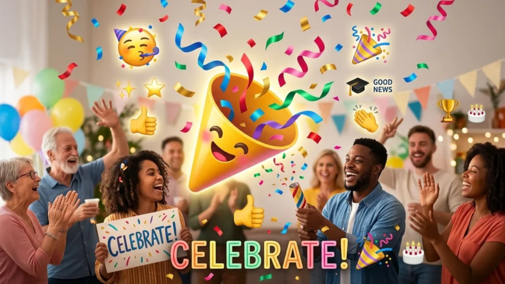 Celebrate Emoji Mean