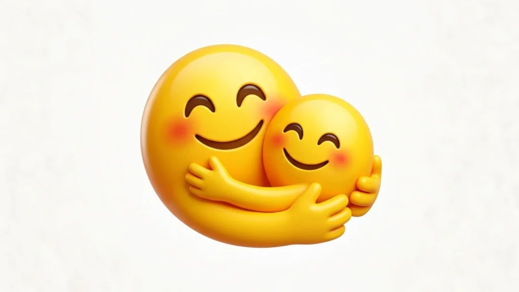 Comforting Hug Emoji
