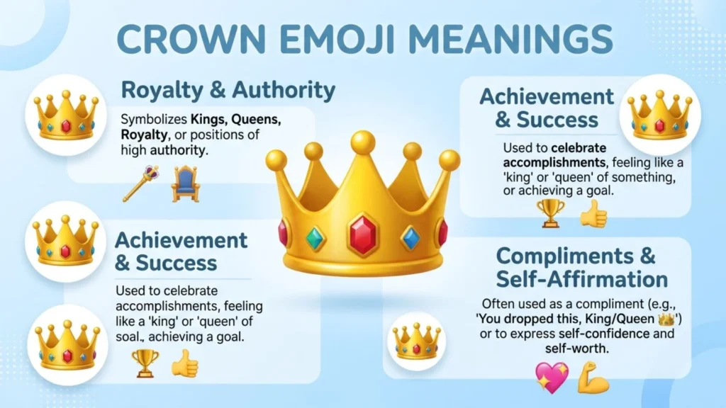 Crown Emoji Mean