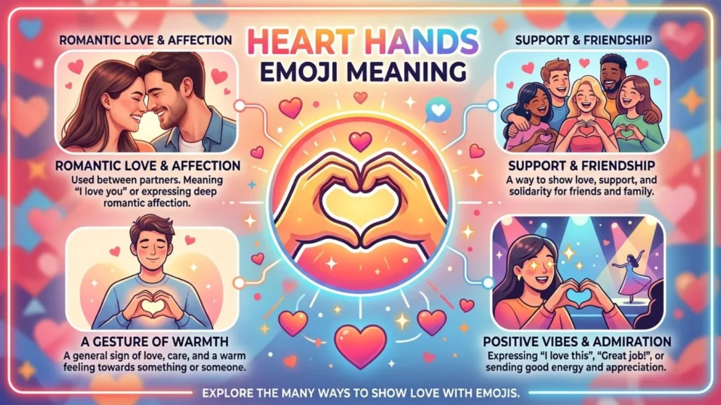 Heart Hands Emoji Mean