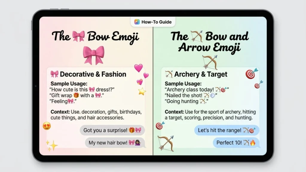 How to Use Bow Emoji