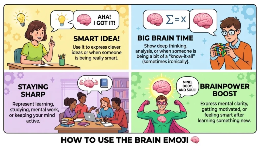How to Use Brain Emoji