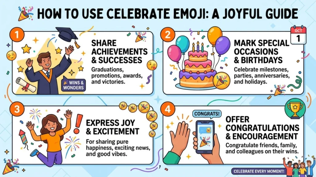 How to Use Celebrate Emoji