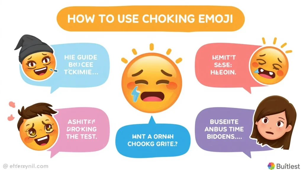 How to Use Choking Emoji