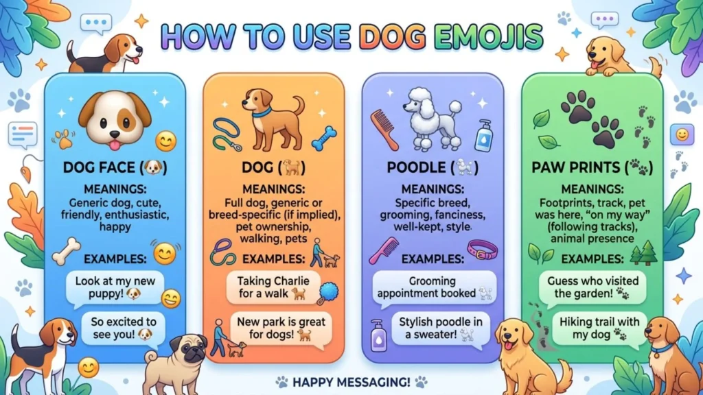 How to Use Dog Emoji