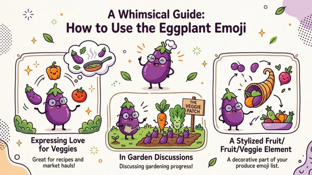 How to Use Eggplant Emoji